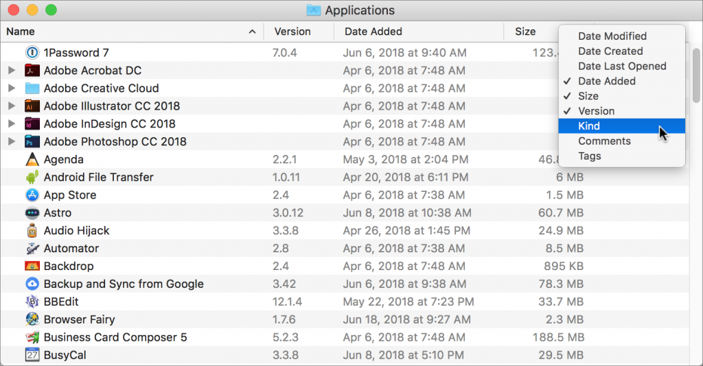 Did You Know You Can Customize the Columns in a Finder Window’s List View?