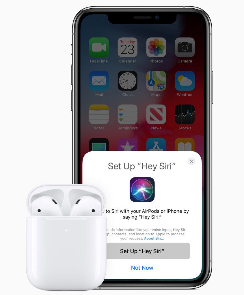 Apple’s New AirPods Add “Hey Siri,” More Talk Time, and Optional Wireless Charging