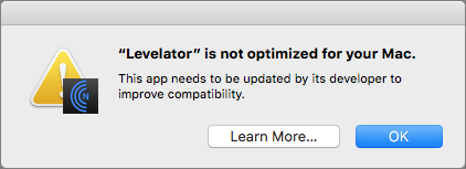 What’s with All These Dialogs Saying, “SomeApp is not optimized for your Mac”?