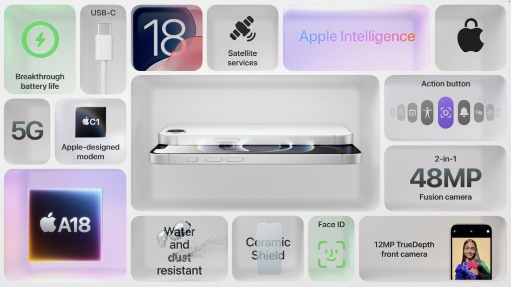 Apple has unveiled the iPhone 16e for $599 and discontinued the iPhone SE and iPhone 14. It’s much more capable than the models it replaces, but the iPhone 16 may be worth $200 more. | CreativeTechs.com